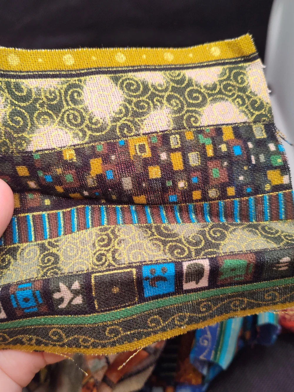Discarded Fabric Quarters And PRECUT Squares And Scraps